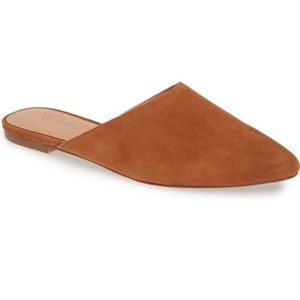 Madewell Remi Mule size 6.5 English Saddle Suede